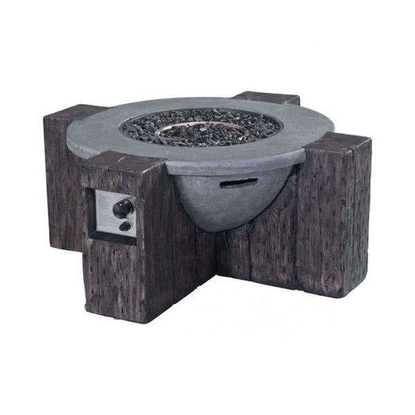 Hades Propane Fire Pit Gray