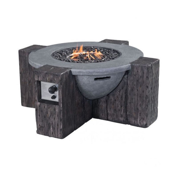 Hades Propane Fire Pit Gray