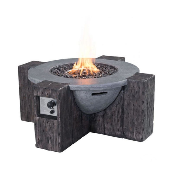 Hades Propane Fire Pit Gray