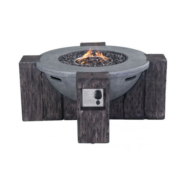 Hades Propane Fire Pit Gray
