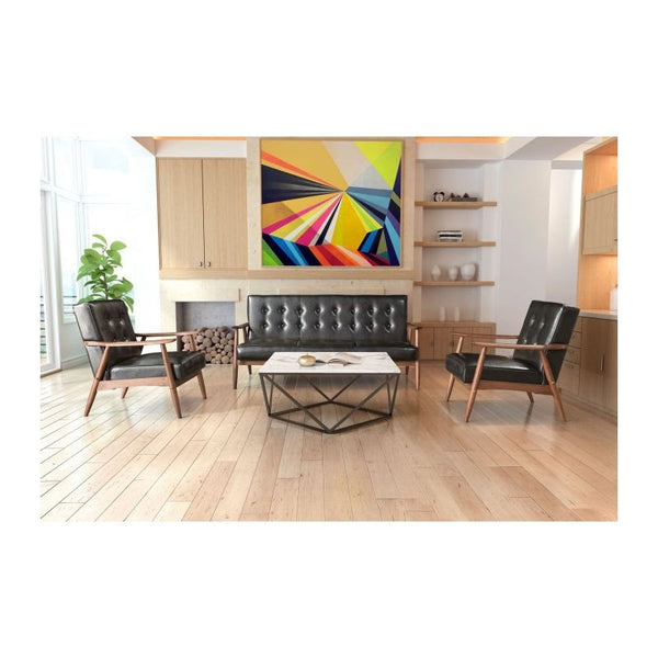 Rocky Arm Chair Black