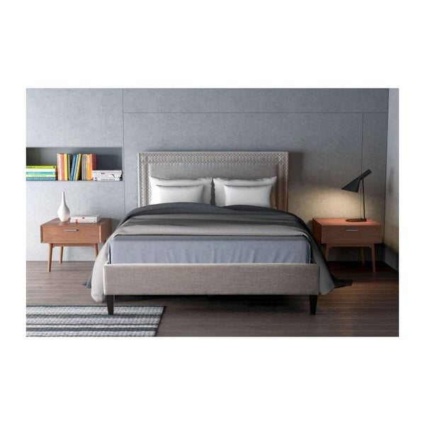 Renaissance Queen Bed Dove Gray