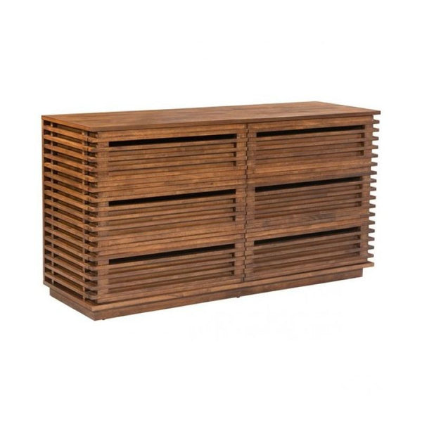 Linea Double Dresser Walnut