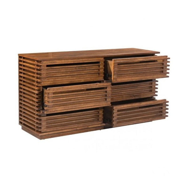 Linea Double Dresser Walnut