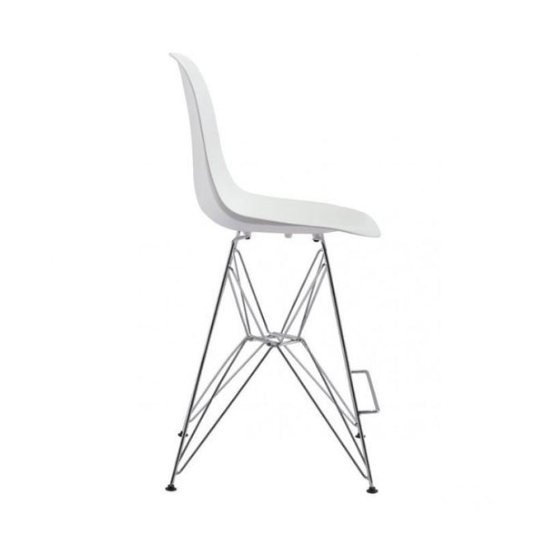 Zip Counter Chair White