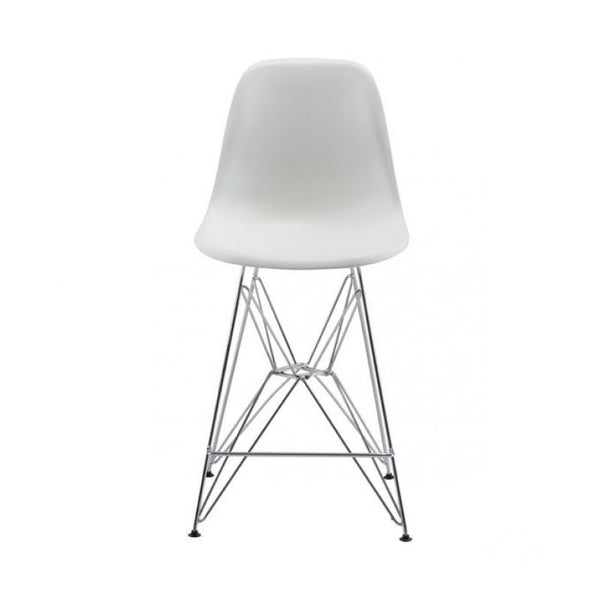 Zip Counter Chair White