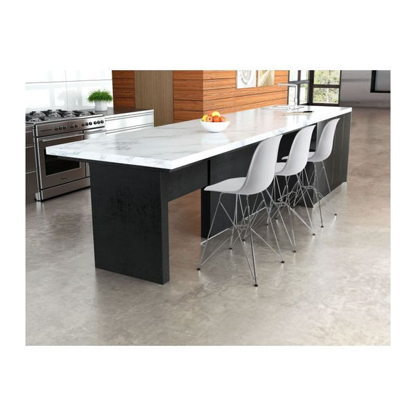 Zip Counter Chair White