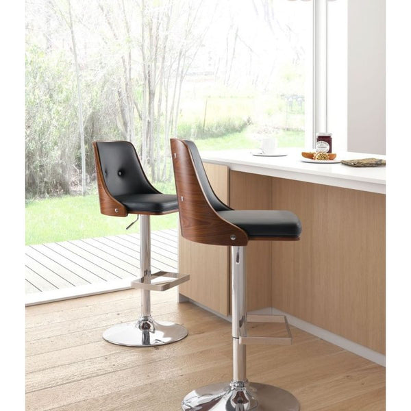 Scooter Bar Chair Black