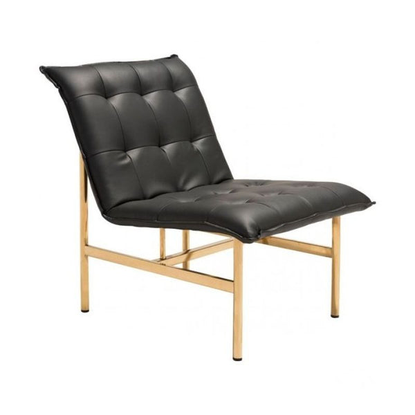 Slate Chair Black & Gold
