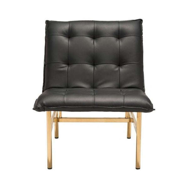 Slate Chair Black & Gold