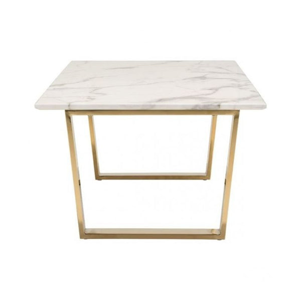 Atlas Coffee Table Stone & Gold