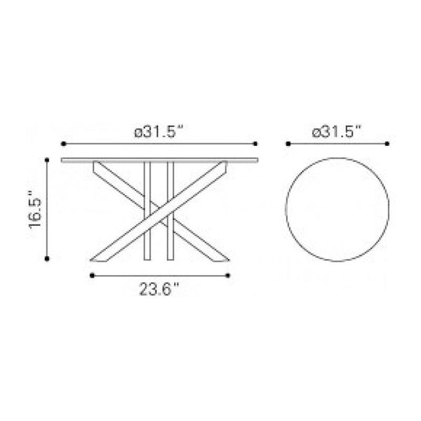 Stance Coffee Table Crackled