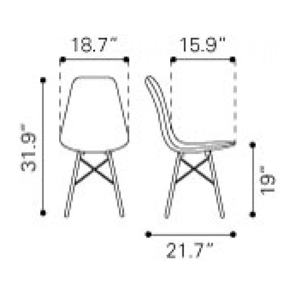 Probability Dining Chair Orange