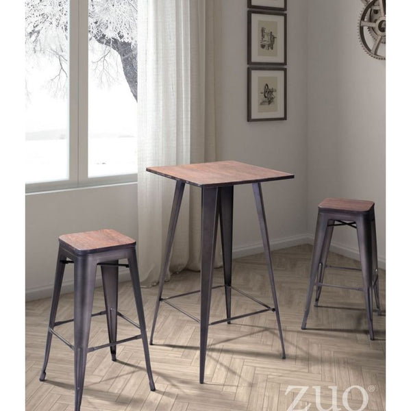 Marius Barstool Rustic Wood