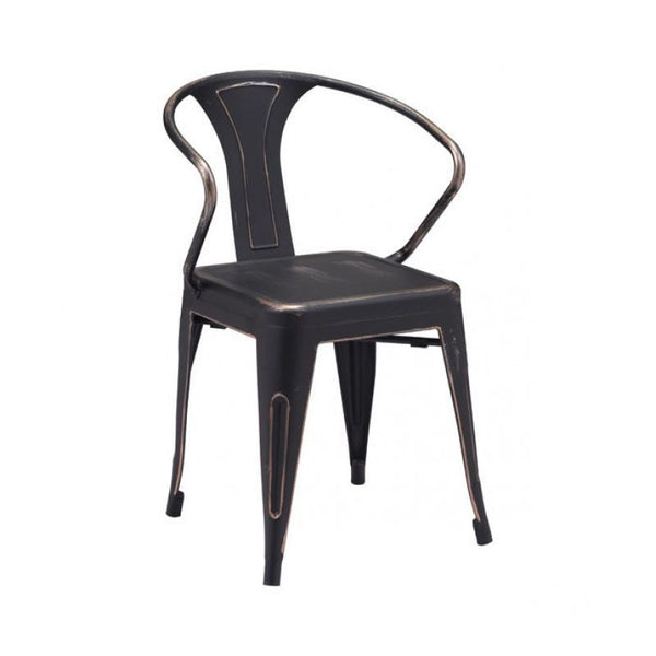 Helix Dining Chair Anti-Black Gold