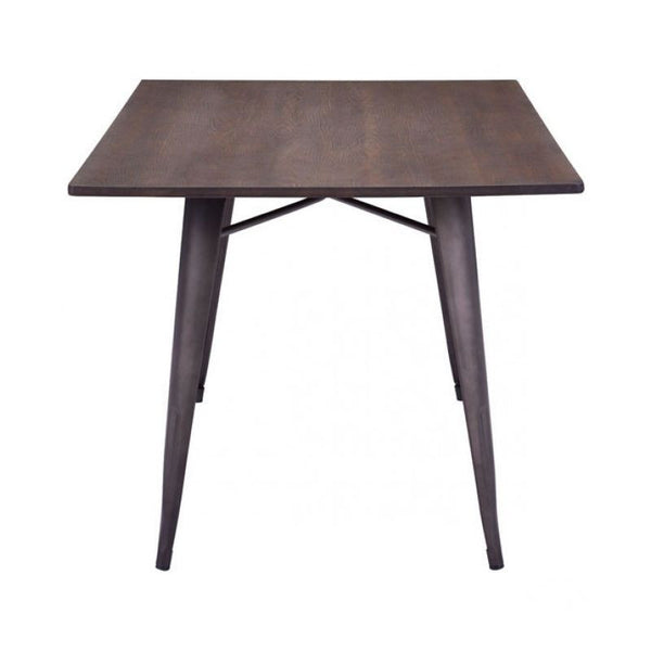 Titus Rectangul Dining Table Rustic Wood