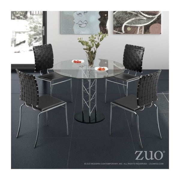 Chardonnay Dining Table Chrome