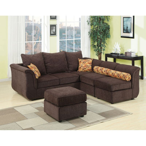 Reversible Sectional Sofa & Ottoman