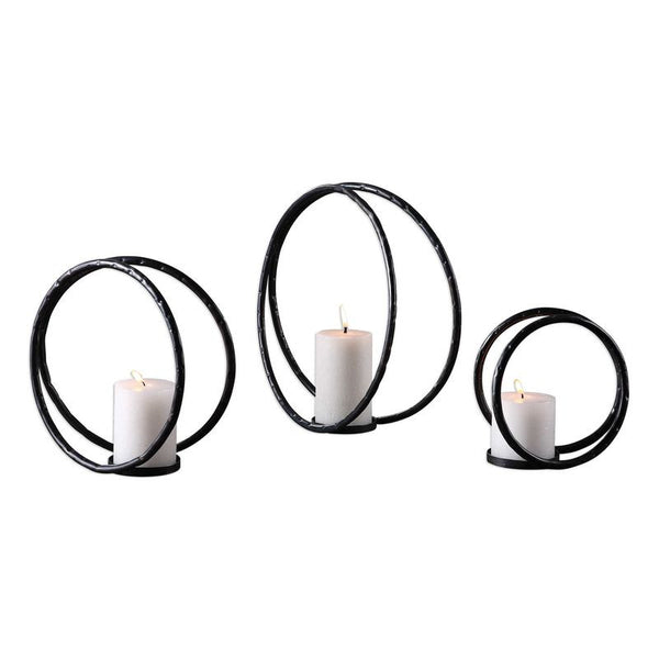 Pina, Candleholders, S/3