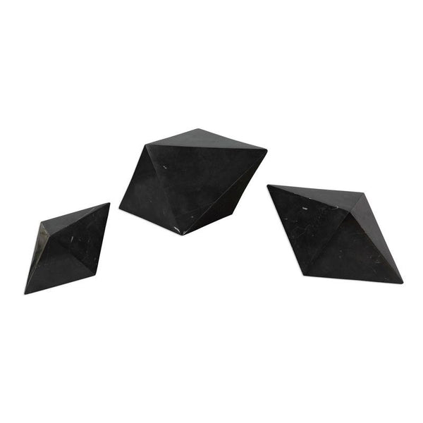 Rhombus Black, S/3