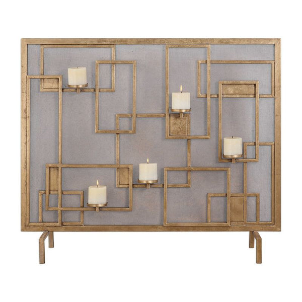 Mara, Fireplace Screen Candleholder