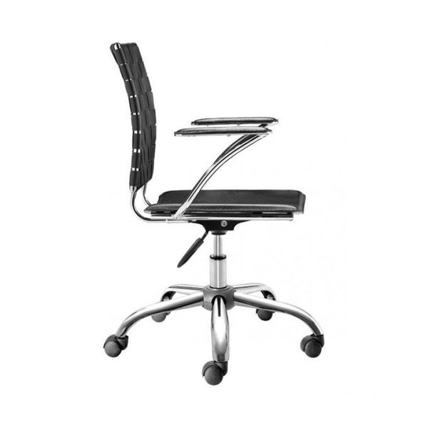 Criss Cross Office Chair Black