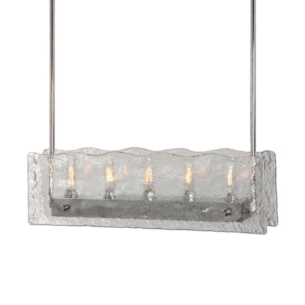 Cheminee, 5 Lt. Chandelier