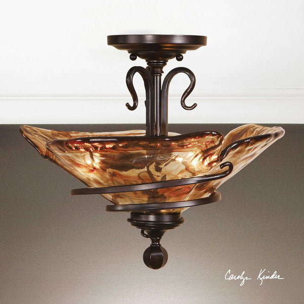 Vitalia, 3 Lt Semi Flush Mount