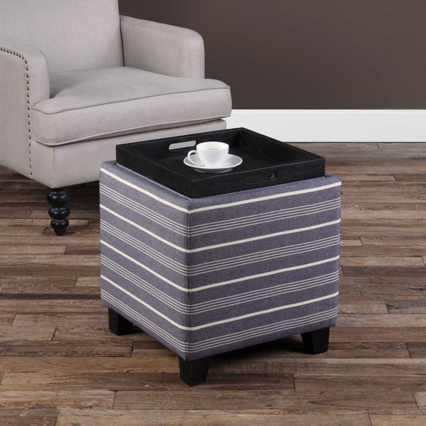 Lewis, Storage Ottoman by Furniture and Things