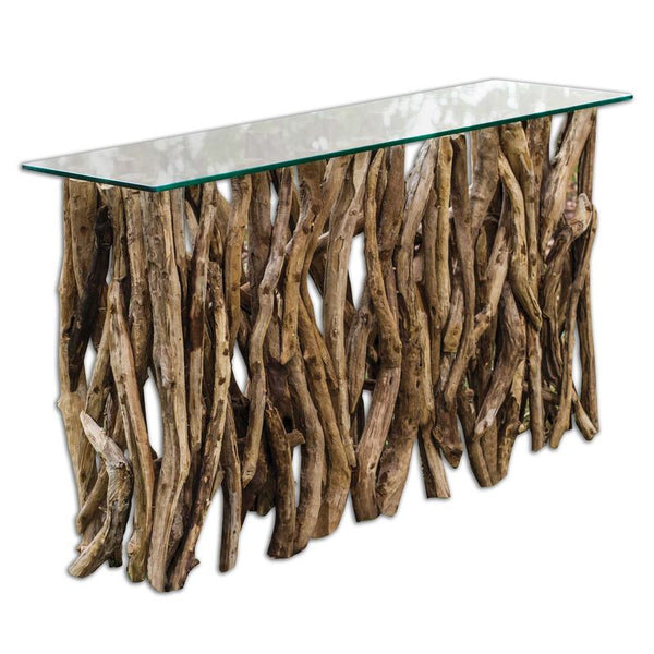 Teak Wood, Console