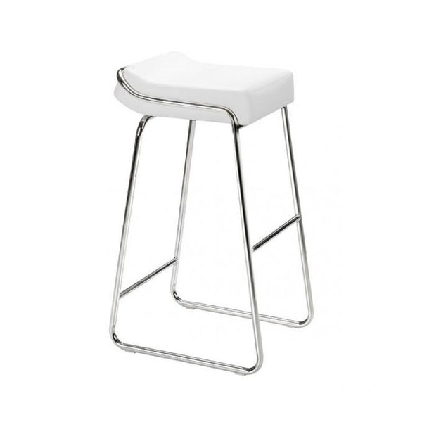 Wedge Barstool White