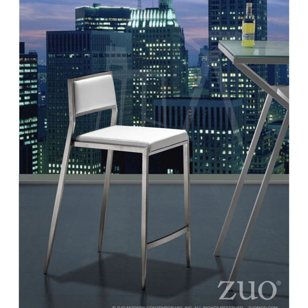 Dolemite Counter Chair White