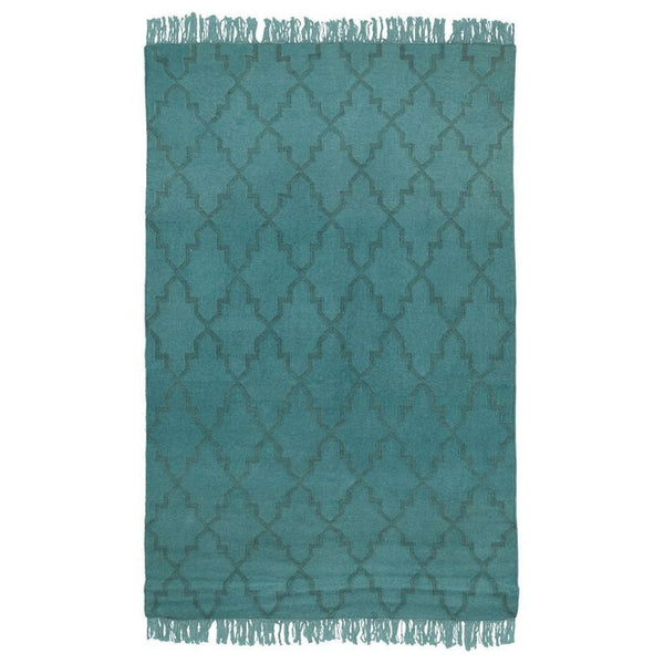 Pergola Teal Flat Weave