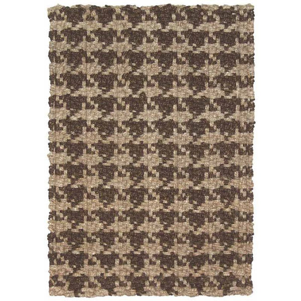 Houndstooth Brown 5x8