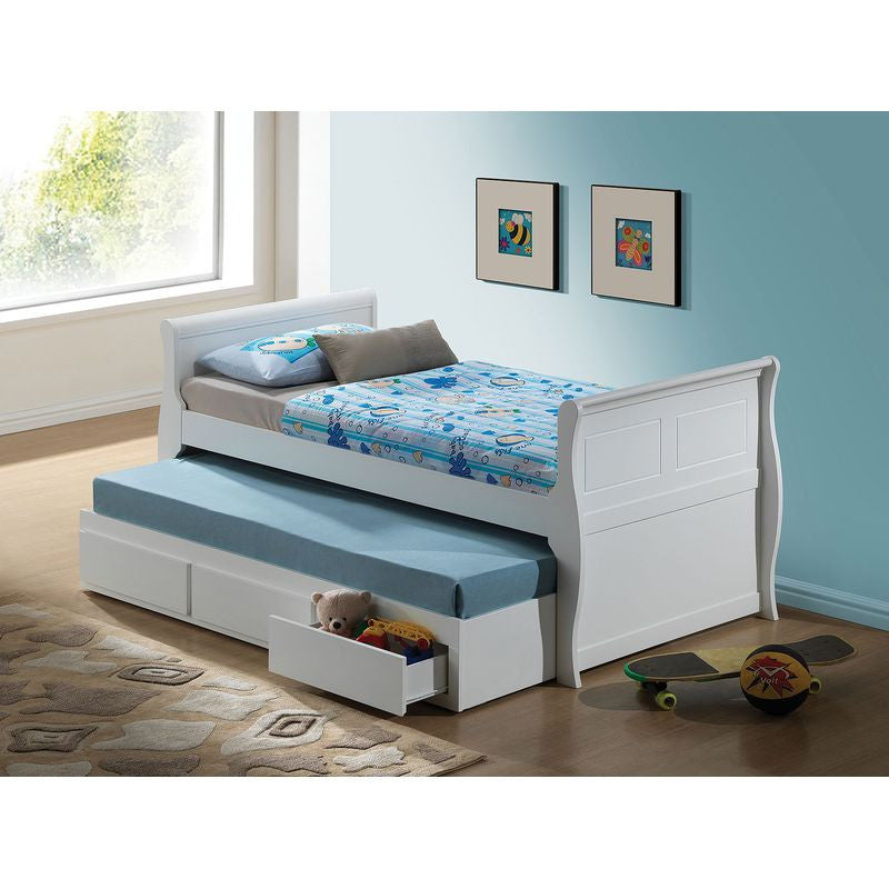 Captain Twin Bed WIth Trundle & Drawers