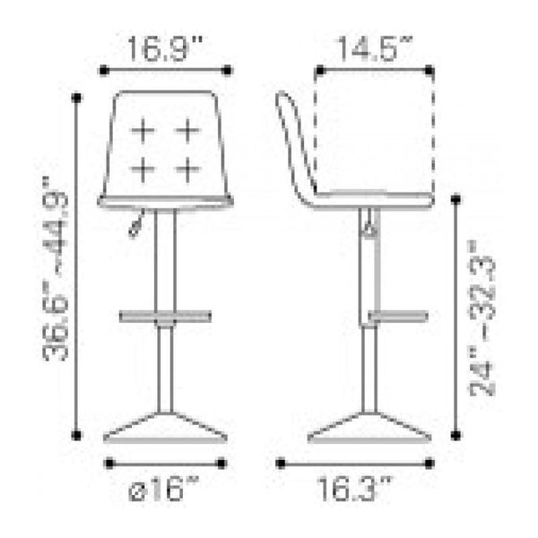 Oxygen Bar Chair White