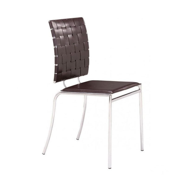 Criss Cross Dining Chair Espresso