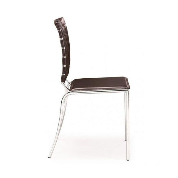 Criss Cross Dining Chair Espresso