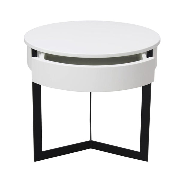 Croy End Table White