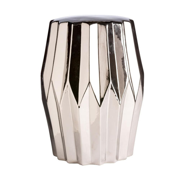 Column Stool Silver