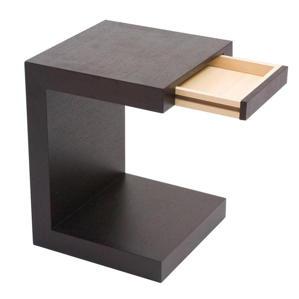 Zio Side Table Black Oak