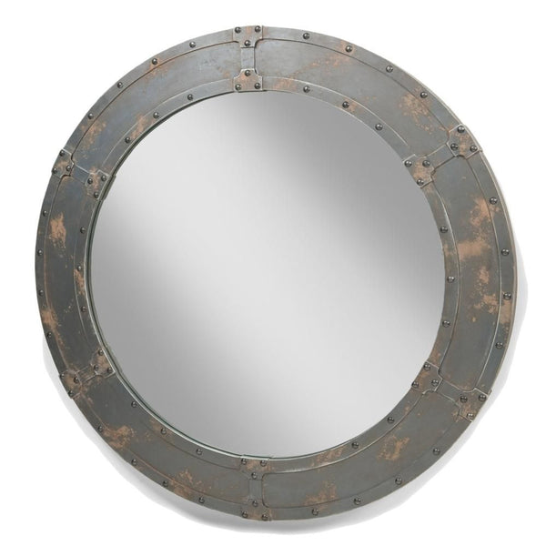 Nautic Mirror Large Dark Brown