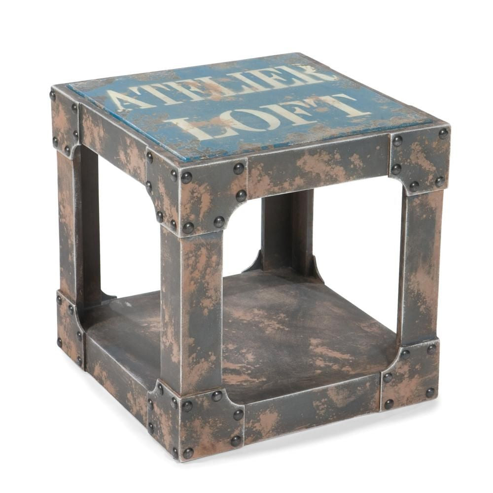 Loft Side Table Blue