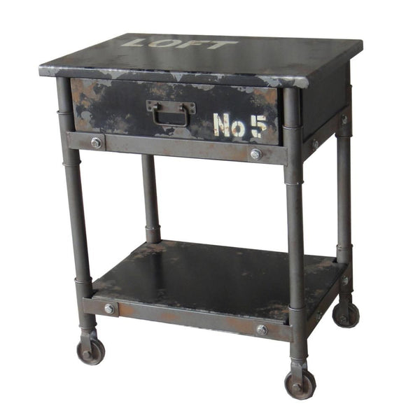 Soho 1 Drawer Cabinet Black