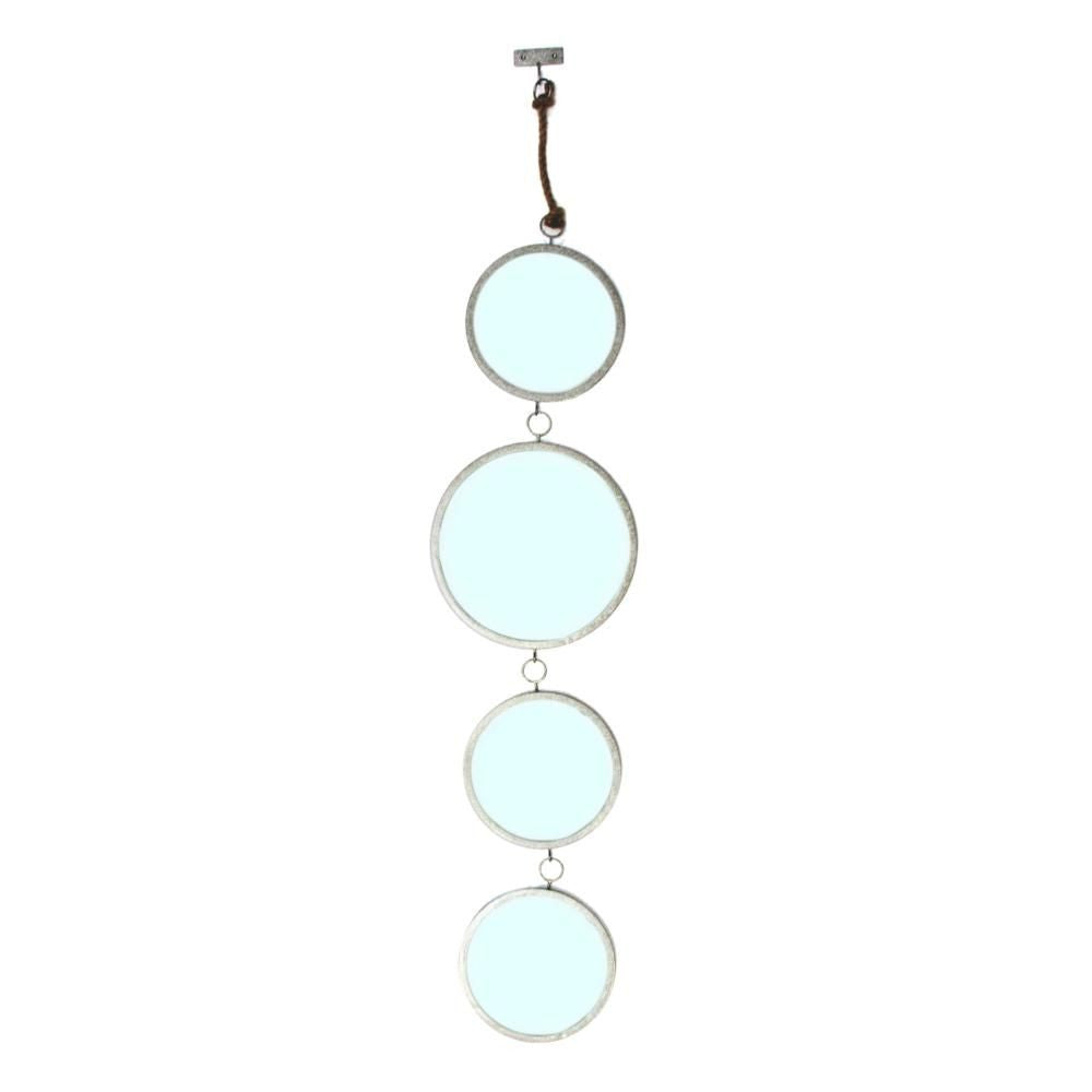 Mirrored Circles Silver-M2