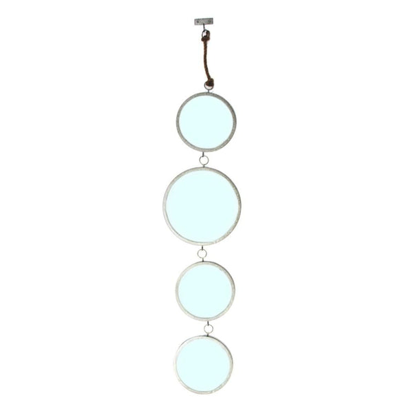 Mirrored Circles Silver-M2