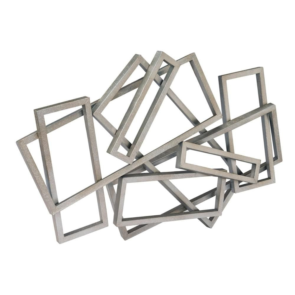 Metal Rectangles Wall Décor