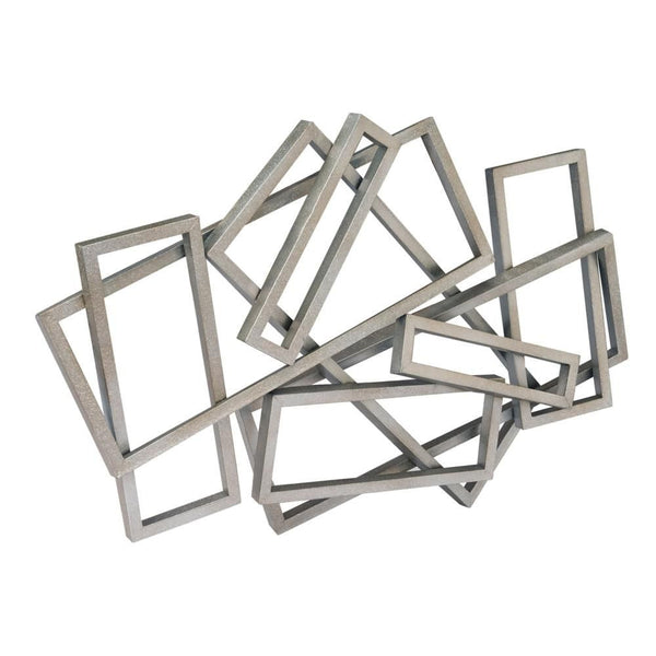 Metal Rectangles Wall Décor