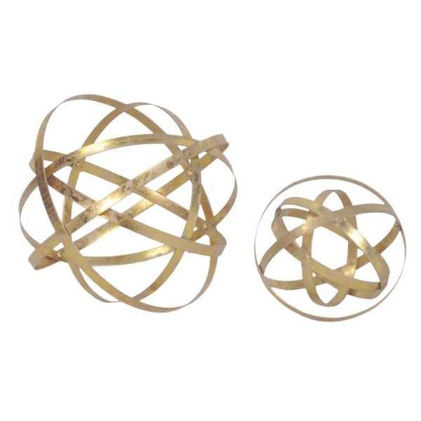 Gold Sphere Set Of 2