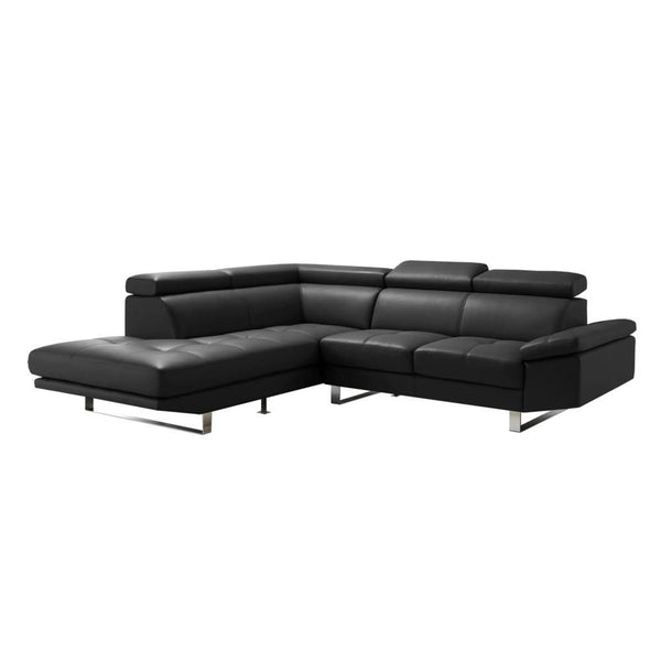 Andreas Sectional Left Black